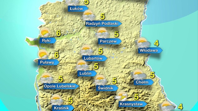 Pogoda na Lubelszczyźnie 25 lutego