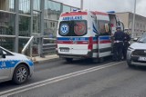 Wypadek na wiadukcie w ulicy Zwierzynieckiej w Skierniewicach ZDJĘCIA, VIDEO