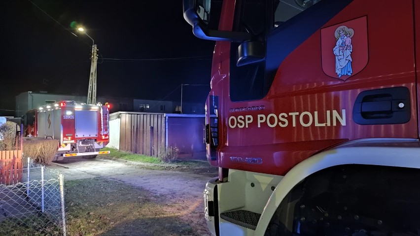 Strażacy z Postolina i Sztumu gasili płonące sadze w Sztumskiej Wsi! ZDJĘCIA