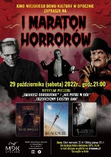 Maraton horrorów po raz pierwszy odbędzie się w Miejskim Domu Kultury w Opocznie
