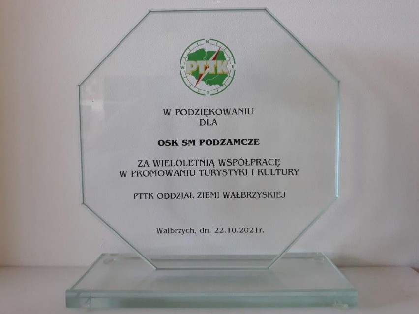 OSK SM „Podzamcze” uhonorowany podczas jubileuszu PTTK