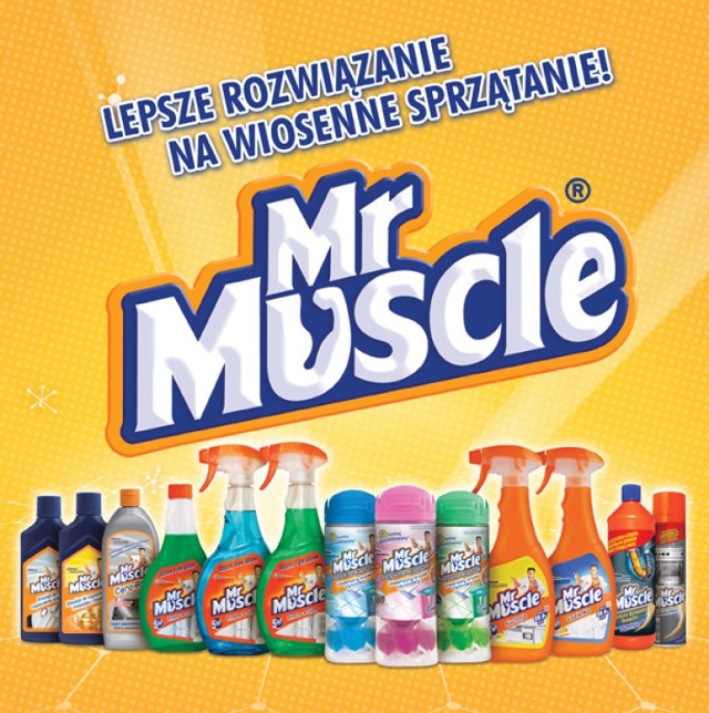 Wiosenne porządki z Mr Muscle®. Wygraj kosz produktów!