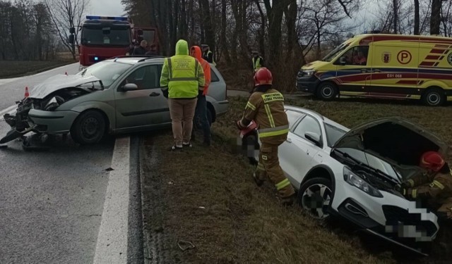 Wypadek pod Piątkiem. Poszkodowana została jedna osoba!