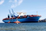 Największy kontenerowiec świata w Gdańsku. Maersk McKinney Moeller wypłynął z DCT