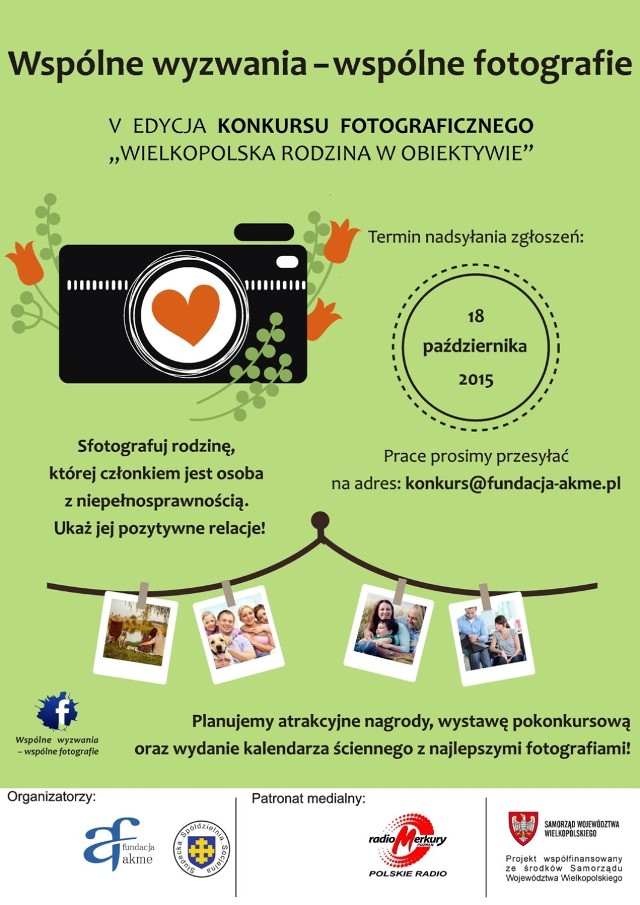 Wielkopolska Rodzina w Obiektywie. V edycja konkursu fotograficznego