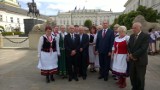 Starosta Kiepura z paniami z KGW w Pałacu Prezydenckim [FOTO]