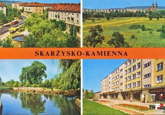 Lata 1973-1976, Ulica Norwida, osiedle mieszkaniowe i park miejski w Skarżysku-Kamiennej.