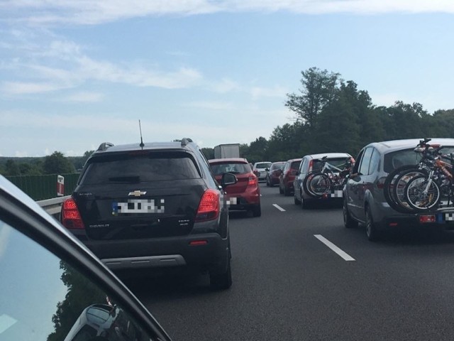 Utrudnienia zaczynają się od 185 km na wysokości Zawady.