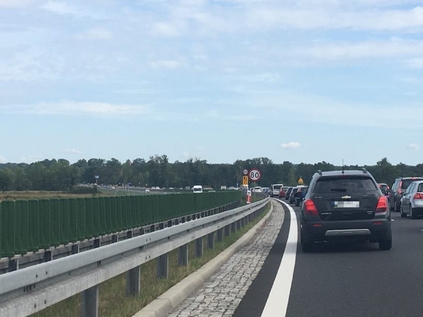 Utrudnienia zaczynają się od 185 km na wysokości Zawady.