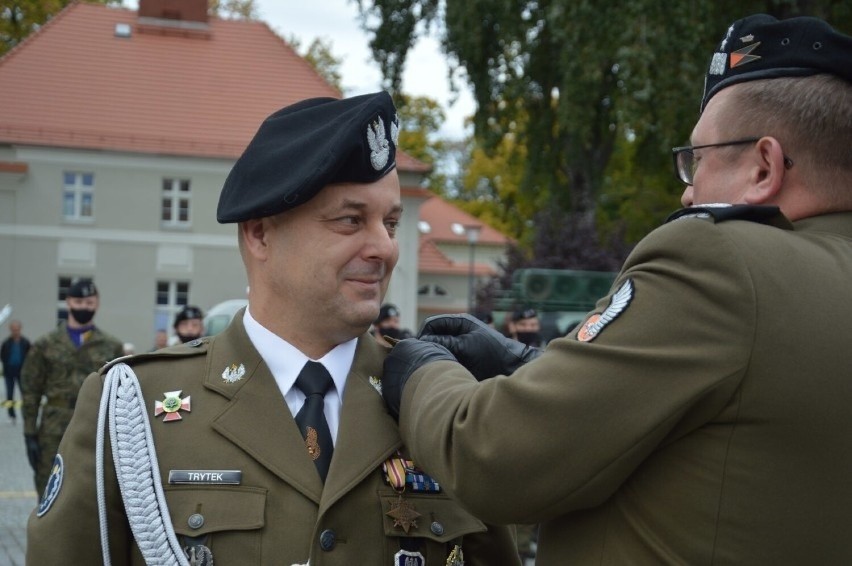 Generał dywizji Piotr Trytek, dowódca Czarnej Dywizji w...