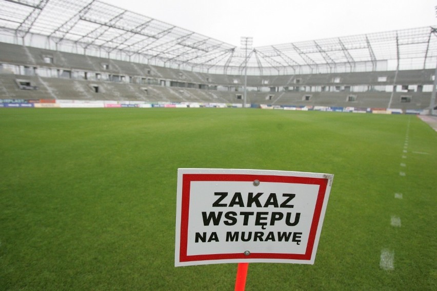 Budowa stadionu w Zabrzu - stan na wrzesień 2013