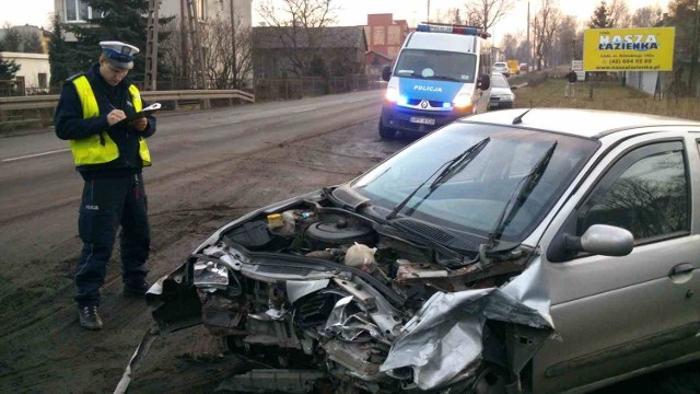 Troje rannych w wypadku na Szczecińskiej w Łodzi