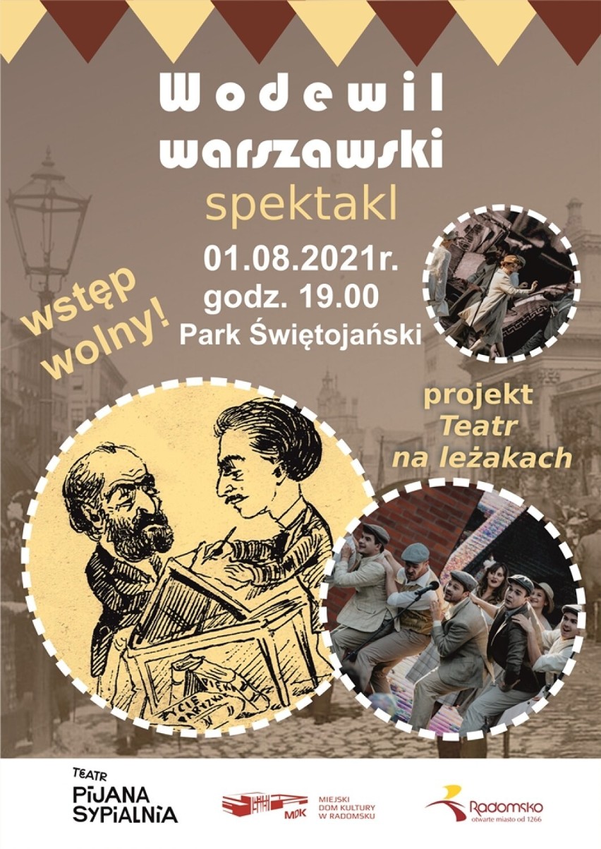 Teatr na leżakach. MDK w Radomsku zaprasza na „Wodewil Warszawski”