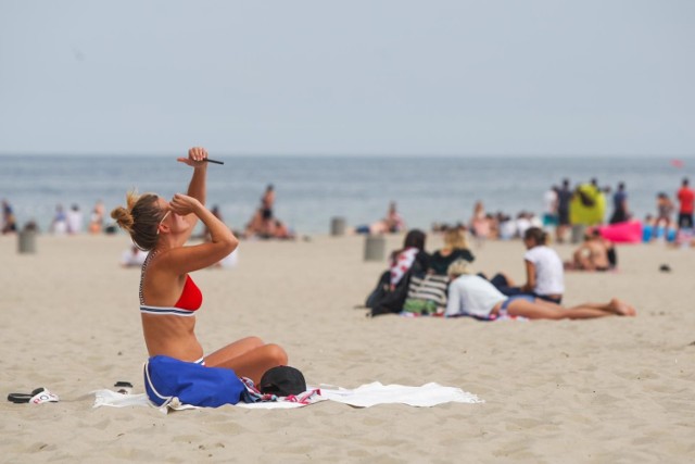 16.06.2018 gdynia. lato na plazy srodmiescie w gdyni fot. piotr hukalo / dziennik baltycki / polska press