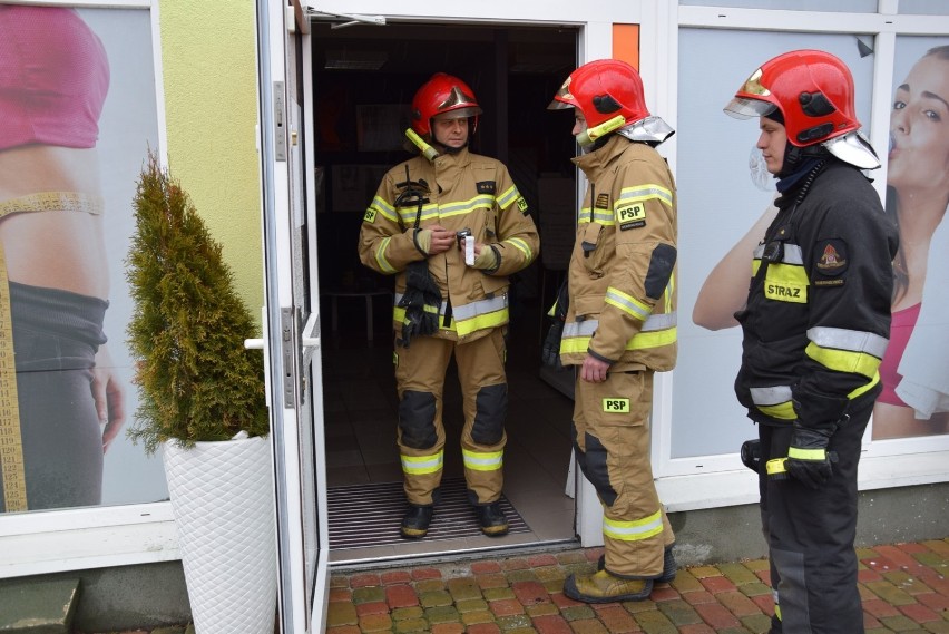 Pożar sauny na osiedlu Widok w Skierniewicach