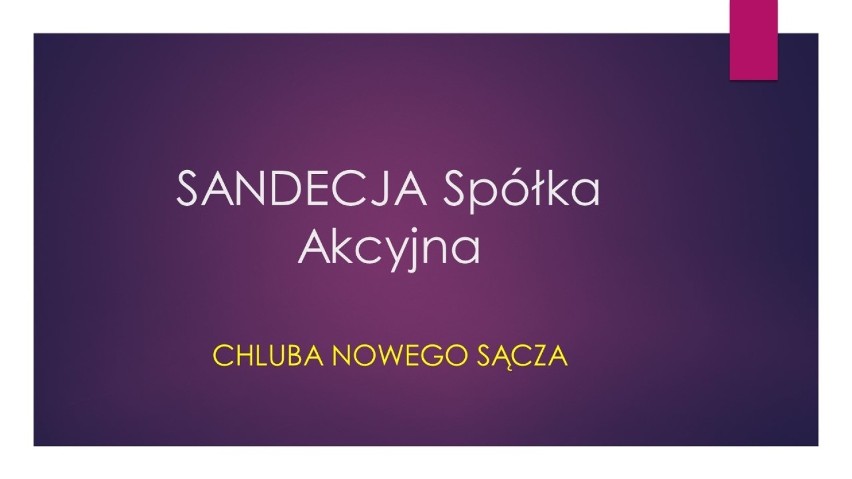 Nowy Sącz. Brakuje pieniędzy na Sandecję. Prezydent dokłada milion i szuka optymalnego rozwiązania dla klubu