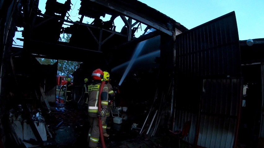 Pożar Stodoły w Przeczy - 10.05.2022r.