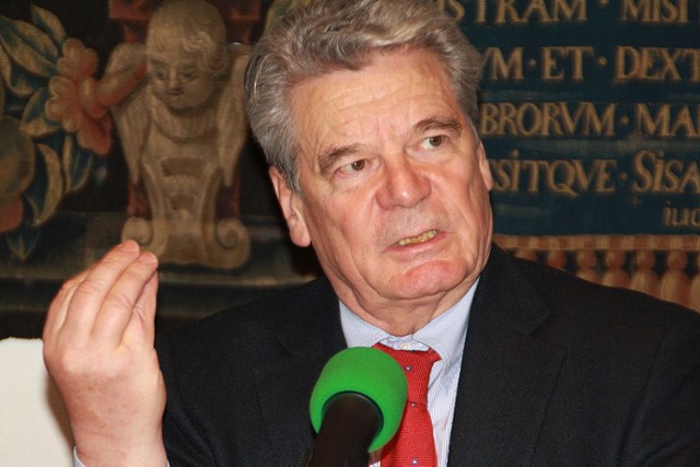 Joachim Gauck, nowy prezydent Republiki Federalnej Niemiec wybrany przez Zgromadzenie Federalna 18 marca 2012.