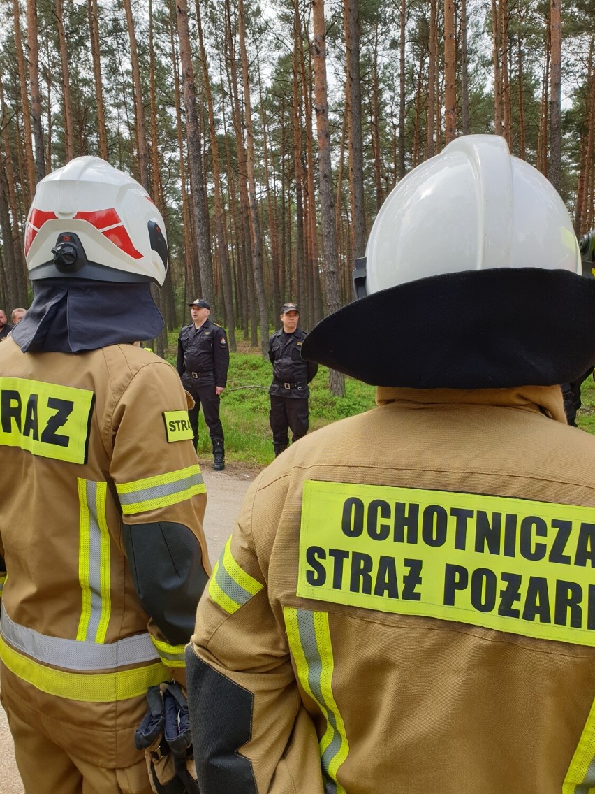 Wielkie ćwiczenia kaliskich strażaków na terenie Nadleśnictw Kalisz i Grodziec. ZDJĘCIA