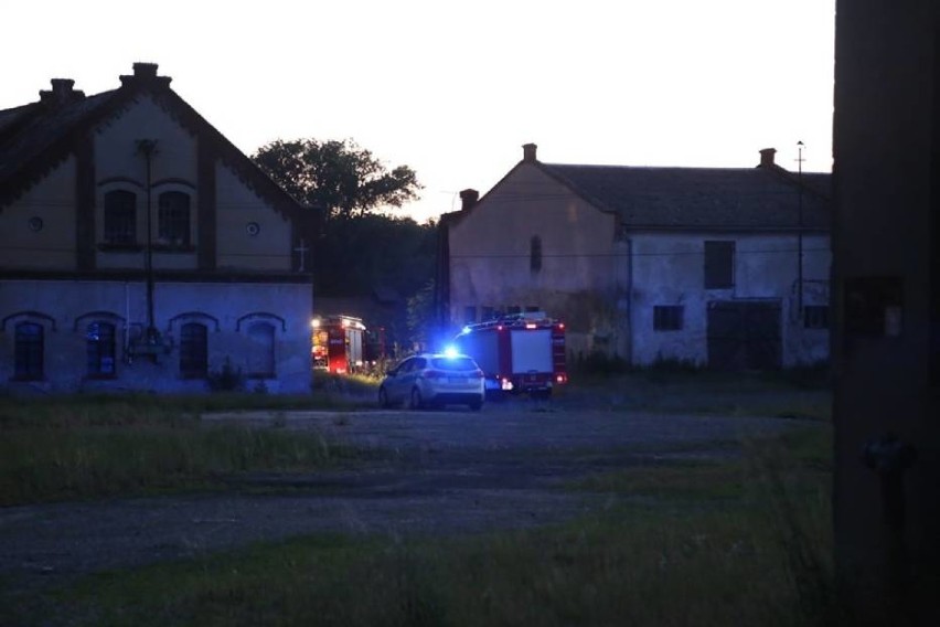 Gościeszyn - teren jednej z firm, gdzie znaleziono ciało...