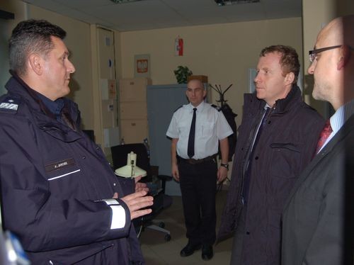 Komendę Miejską Policji w Koninie odwiedził Wiceminister...