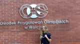 Julia Wasiakowska z WKB "Gryf" Wejherowo na zgrupowaniu Reprezentacji Polski Juniorów Młodszych. Przygotowuje się do ME