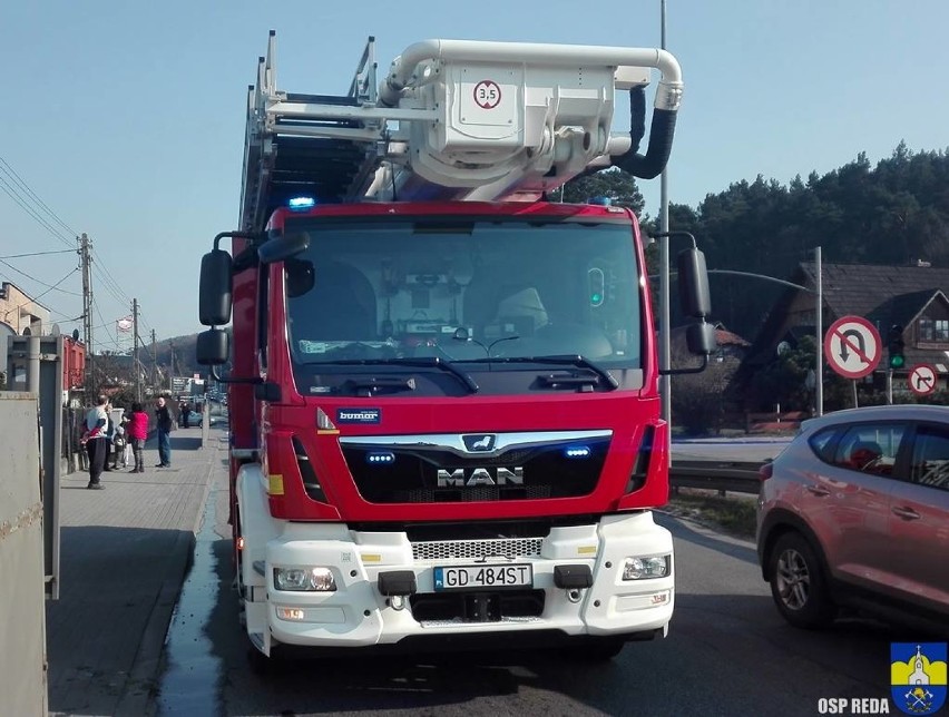 Pożar domu w Rumi przy ul. Sobieskiego ZDJĘCIA