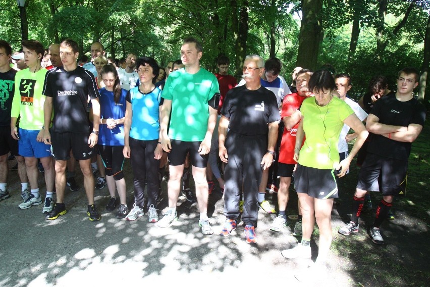 Parkrun w Parku Poniatowskiego w Łodzi - 31 maja 2014.