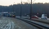 Tramwaj linii nr 7 zderzył się z samochodem osobowym w Fordonie 