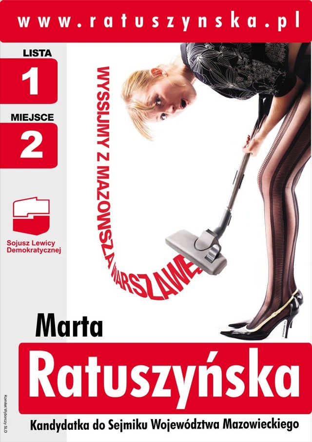 Plakat wyborczy Marty Ratuszyńskiej