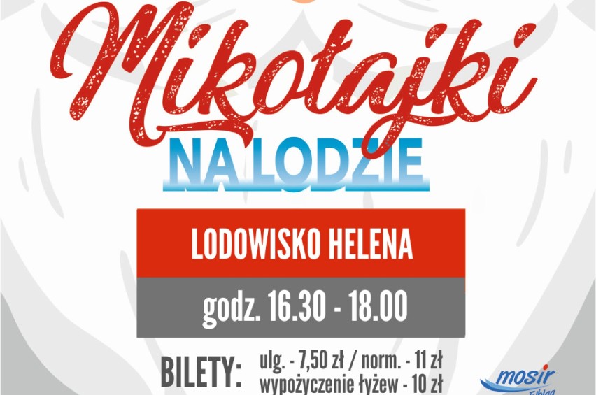 Święty Mikołaj odwiedzi elbląskie lodowisko! Nie zapomni też o czworonogach!