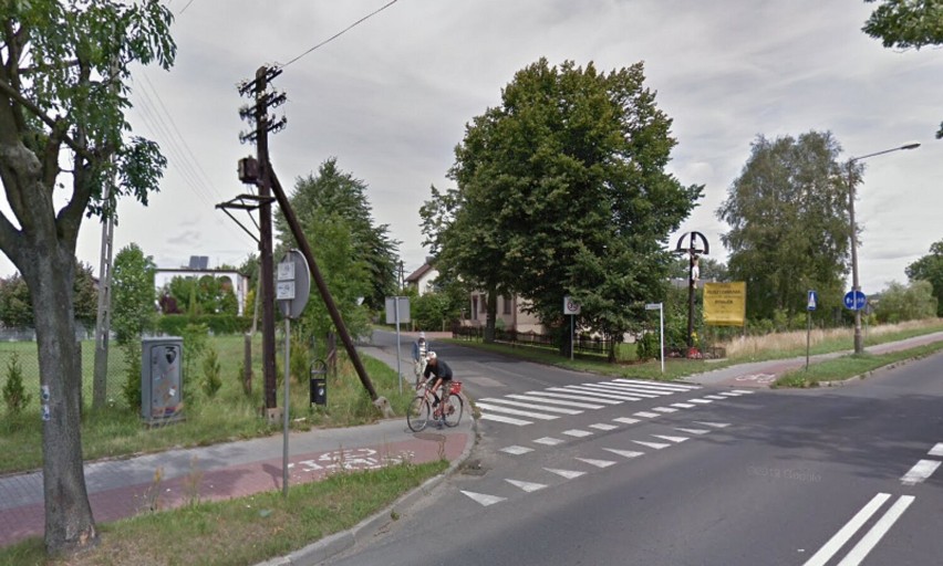 Skrzyżowanie ulicy Częstochowskiej z Kochcicką w Lublińcu