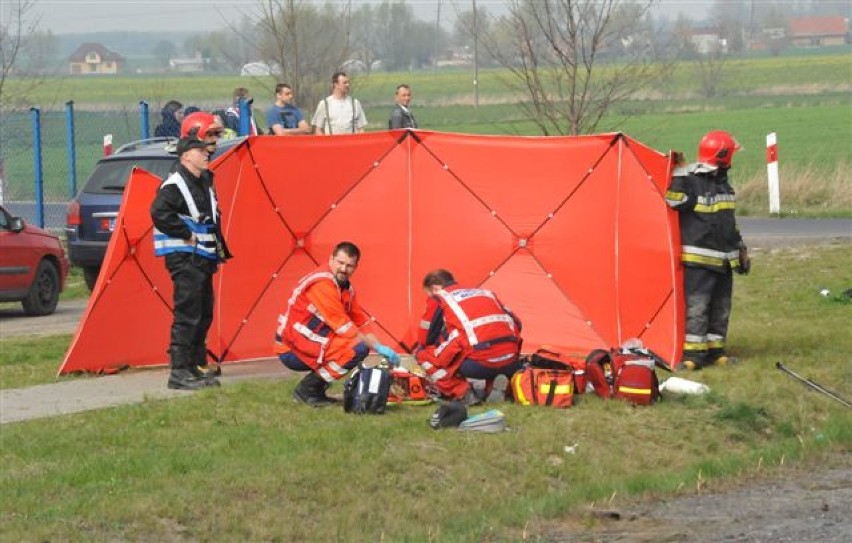 Wypadek na krajowej "piątce" w Kawczynie