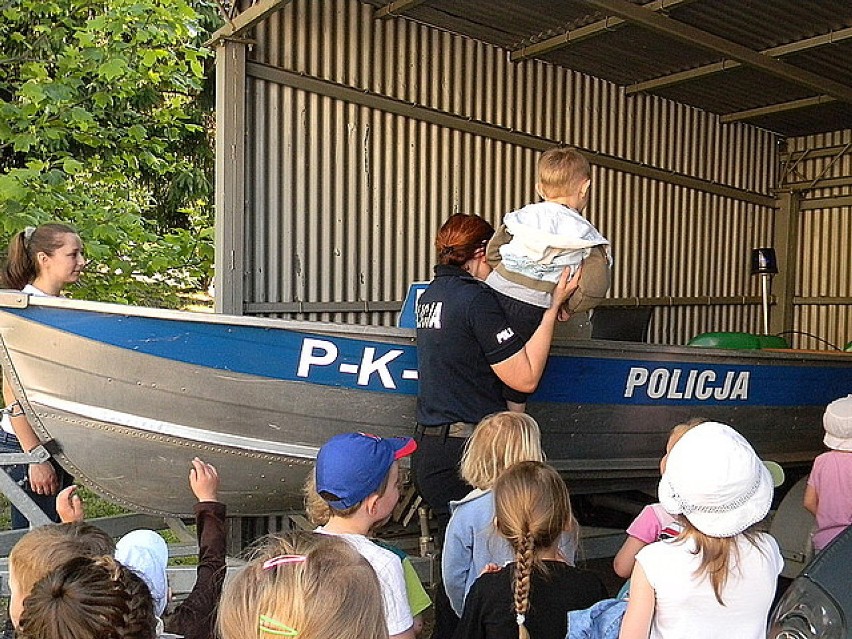 Przedszkolaki odwiedziły policjantów w Kolbuszowie