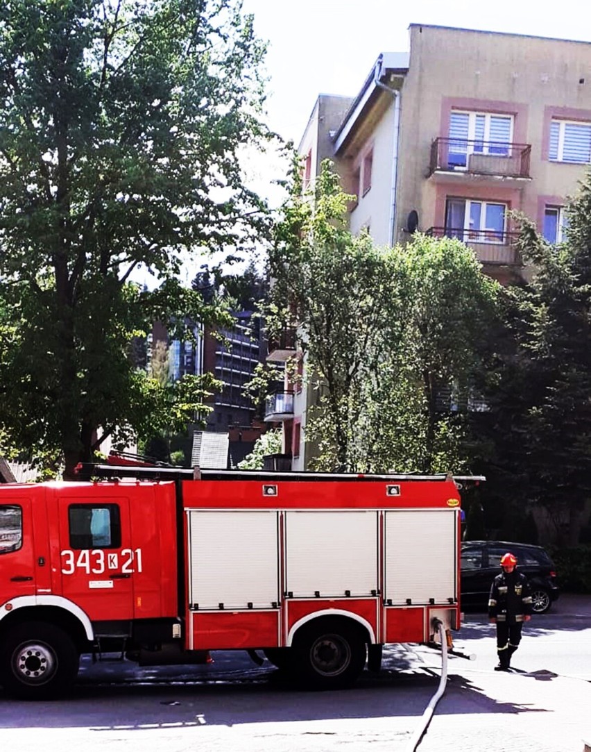 Pożar znanej restauracji w Krynicy-Zdroju. Szczęśliwie nikt nie ucierpiał