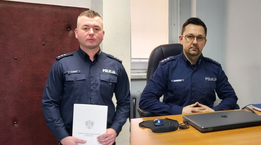 Nowy komendant w Osjakowie i kierownik rewiru dzielnicowych w Wieluniu