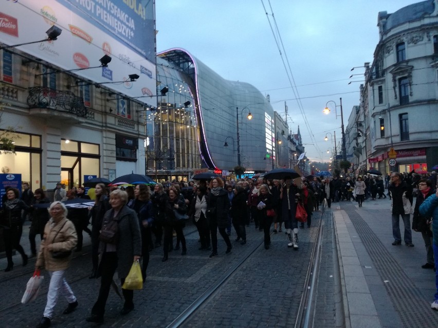 Czarny protest w Katowicach