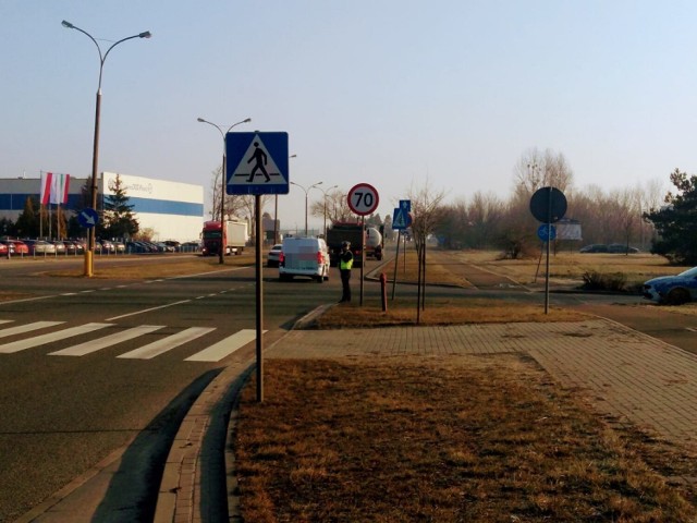 Policjanci kontrolowali bezpieczeństwo w rejonie przejść dla pieszych w Włocławku
