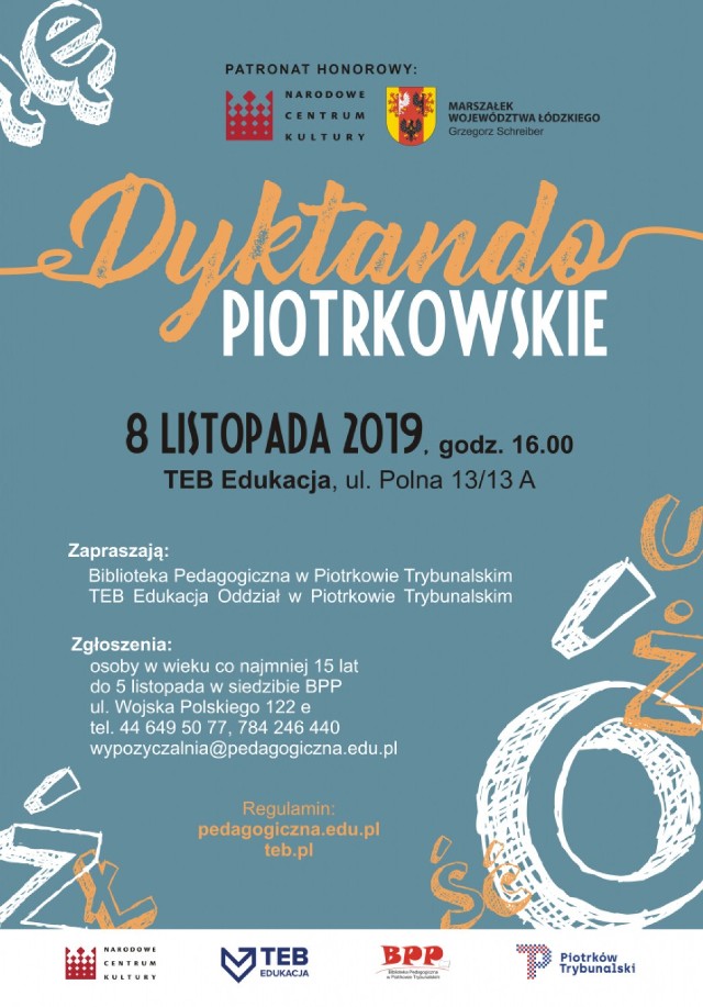 Dyktando piotrkowskie 2019