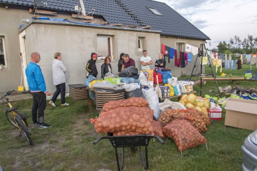 Mieszkańcy powiatu malborskiego pomagają ofiarom nawałnic