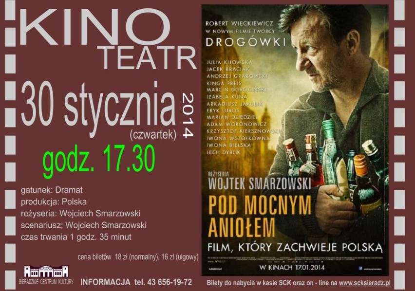 Czwartkowe kino w Sieradzu. 30 stycznia dwie bajki i dwie...