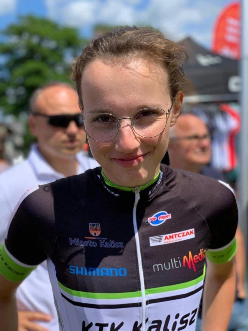 Julia Kowalska na mistrzostwach Europy w kolarstwie
