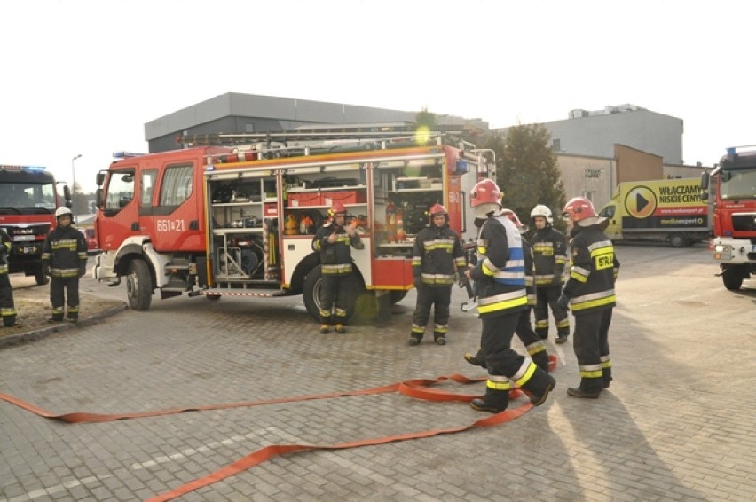 Ćwiczenia Państwowej Straży Pożarnej w Złotowie