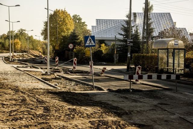 Ulica Smukalska w Bydgoszczy od wielu miesięcy jest terenem budowy.
