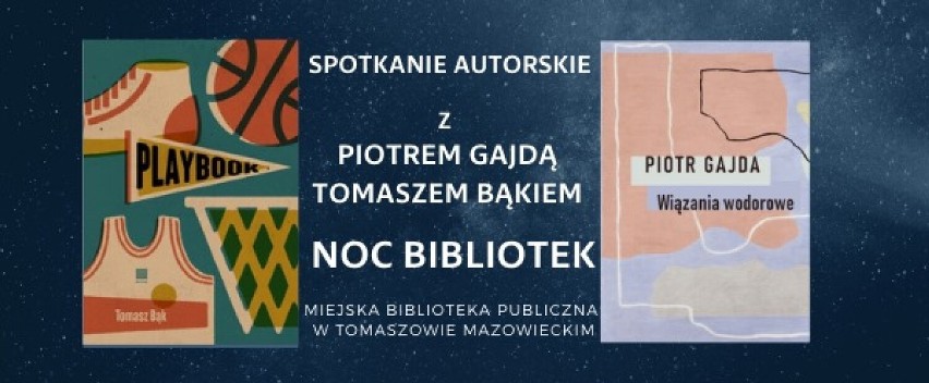 Siódma Noc Bibliotek w Tomaszowie. W programie spotkania z poetami, bookcrossing i nocne zwiedzanie