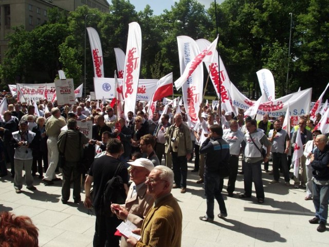 Największa od lat manifestacja "Solidarności" z Wielkopolski ...