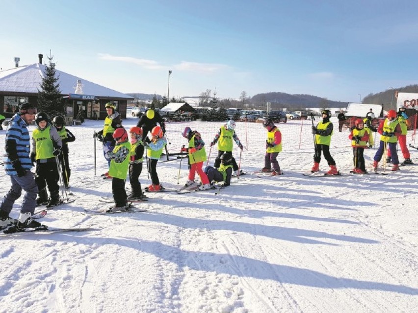 Gmina Kolbudy zorganizowała darmowe ferie na stroku narciarskim w Trzepowie