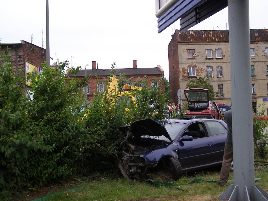 Zabrze: Wypadek na Korfantego. Audi zderzyło się z alfą romeo