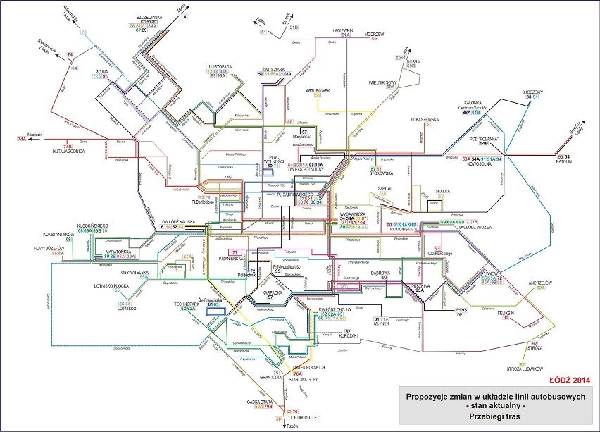 Duże zmiany w MPK. Autobusy będą omijać centrum Łodzi [MAPY]