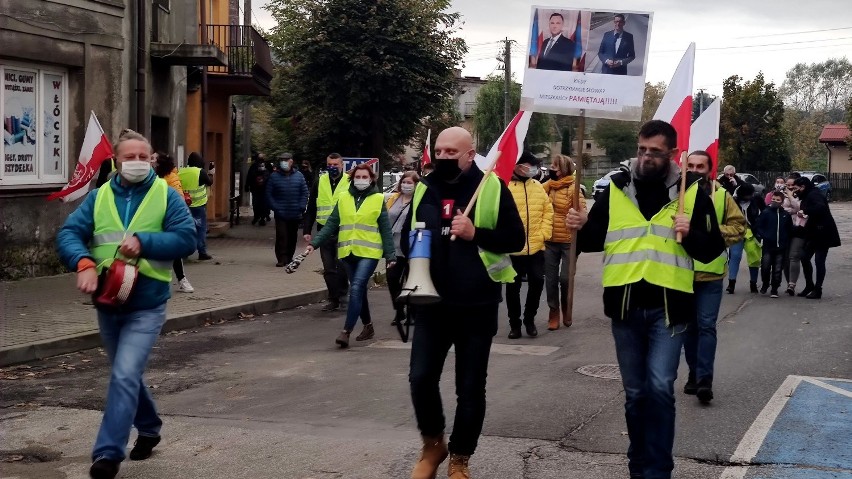 Blokada drogi krajowej nr 12 w Sulejowie, 14 października...